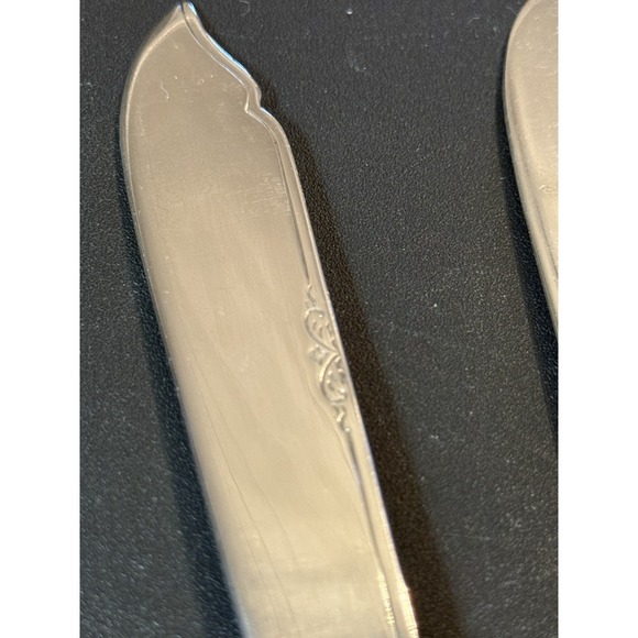 VTG‼ Sheffield England Stainless Faux Bone Handle 7.75" Master‎ Butter Knife's 6 - Picture 3 of 6